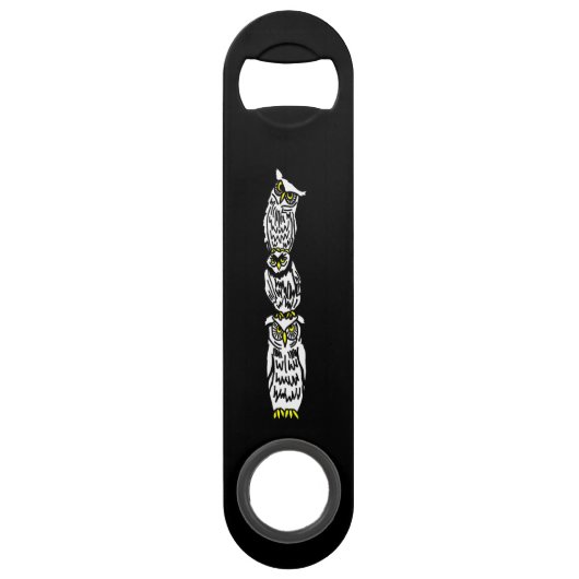 Hiboux reposant sur l'un l'autre la clé de barre (Devant)