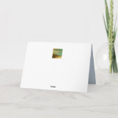 Hibuscus au Paradis Carte d'anniversaire (Dos)