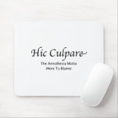 Hic Culpare — uitgelegd Muismat (Met muis)