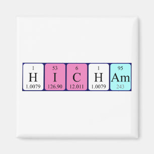 Hicham periodieke lijstnaam magneet