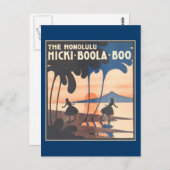 Hicki Boola Boo Briefkaart (Voorkant / Achterkant)