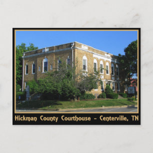 Hickman County Courthouse - Centerville, TN Briefkaart
