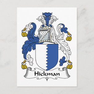 Hickman Family Crest Briefkaart