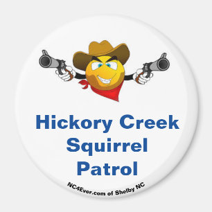 Hickory Creek Eekhoorn Patrol Fun Koelkast Magneet