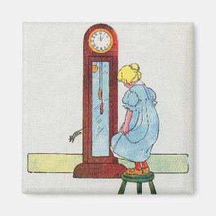 Hickory, Dickory, Dock Moeder Gans Kwekerij Rhyme Magneet