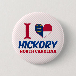 Hickory, North Carolina Ronde Button 5,7 Cm