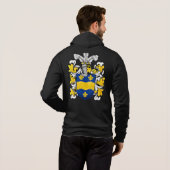 Hicks wapenschild Mannen Hoodie (Achterkant volledig)