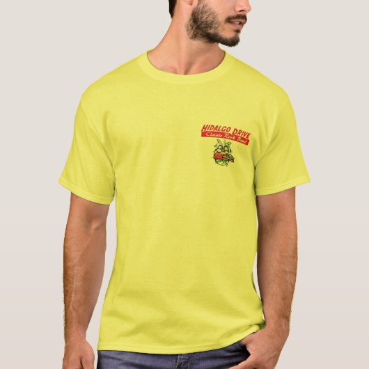 Hidalgo Drive yellow classic T-Shirt (Voorkant)