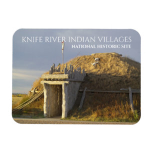 Hidatsa Earthlodge, Knife Magneet