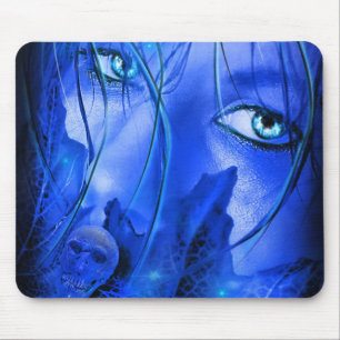 HIDDEN FEAR BLUE GIRL MET SKULL MUISMAT
