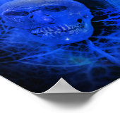 HIDDEN FEAR BLUE GIRL MET SKULL POSTER (Hoek)