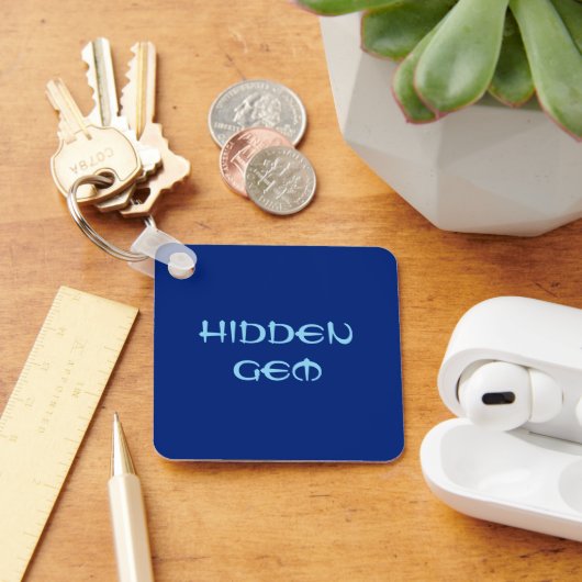 Hidden Gem Acryl Sleutelhanger (Bureau)