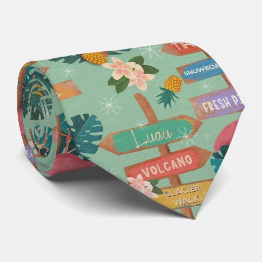 Hidden Hawaii Stropdas (Opgerold)