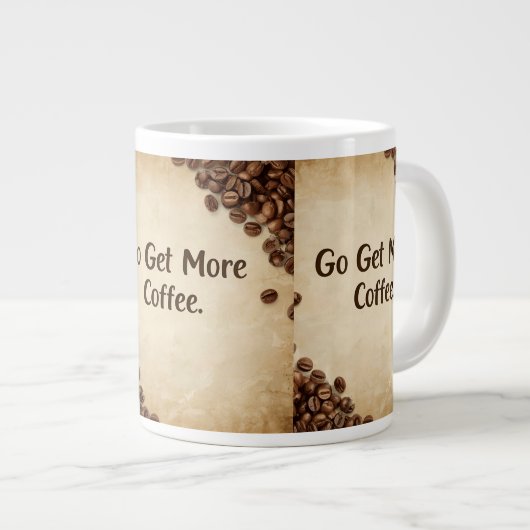 Hidden Message Coffee Mug - Go Get More (Devant droit)