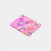 HIDDEN MICKEY Spring flower POST IT Post-it® Notes (Schuin)
