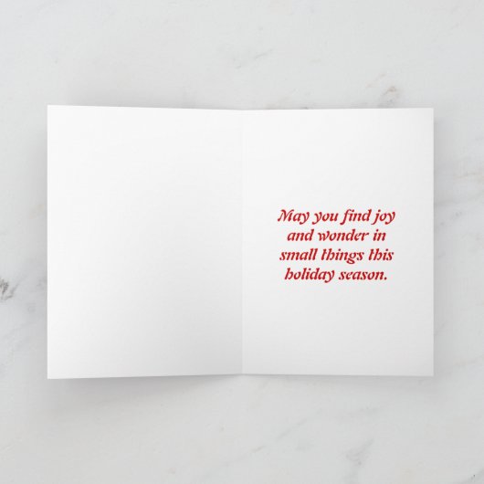 Hidden Pine Cone Wenskaart Feestdagen Kaart (Binnen)