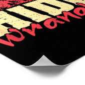 Hide Wrangler Funny Leatherworking A Leathercrafte Poster (Hoek)