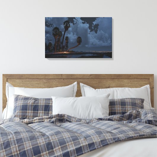 Hideaway (maanlicht) canvas afdruk (Insitu (Slaapkamer))