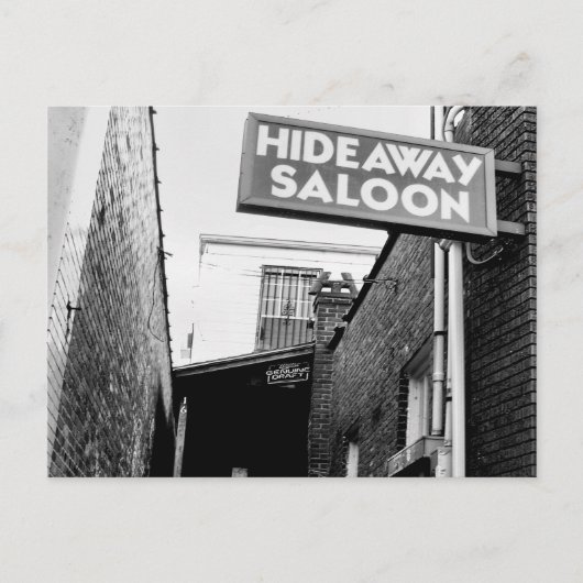 Hideaway Saloon Briefkaart (Voorkant)