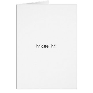 Hidee salut