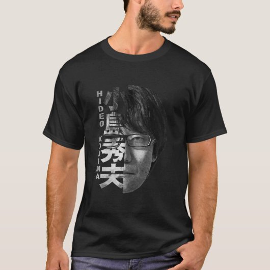 Hideo Kojima Classic T-shirt (Voorkant)