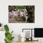 Hideous Mangleus Foto '89 Poster (Thuiskantoor)