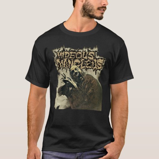 Hideous Mangleus Psycho Vampire Shirt (Voorkant)