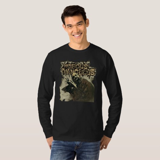 Hideous Mangleus Vampire Longsleeve T-shirt (Voorkant volledig)