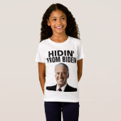 HIDIN' DES T-shirts BIDEN KIDS (Devant entier)