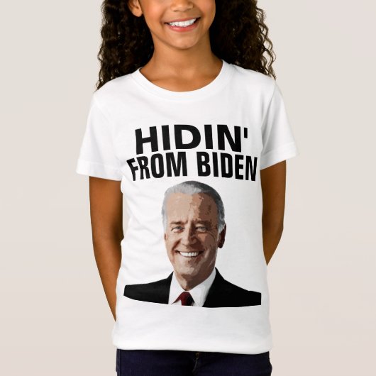 HIDIN' DES T-shirts BIDEN KIDS (Devant)