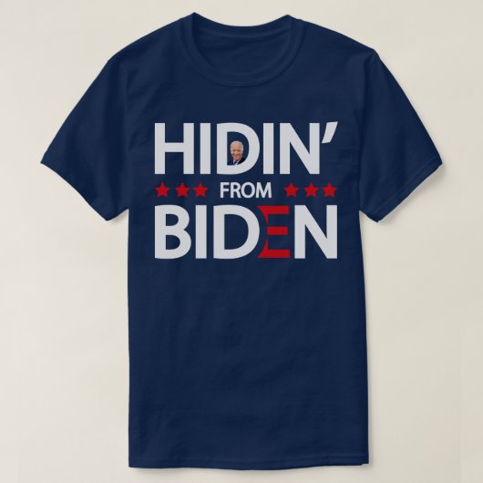 Hidin van Biden T-shirt (Design voorkant)