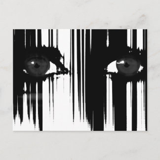 Hiding achter de pijn briefkaart