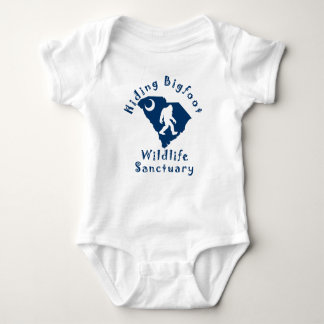 Hiding Bigfoot Wildlife Sanctuary Baby Creeper Romper