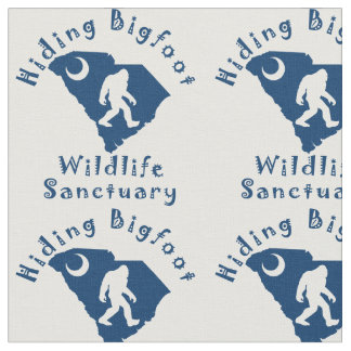 Hiding Bigfoot Wildlife Sanctuary Fabric Stof