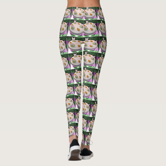 Hiding Bunny Cake Leggings (Achterkant)