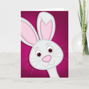 Hiding Easter Bunny Feestdagen Kaart