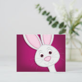 Hiding Easter Bunny Feestdagenkaart (Staand voorkant)