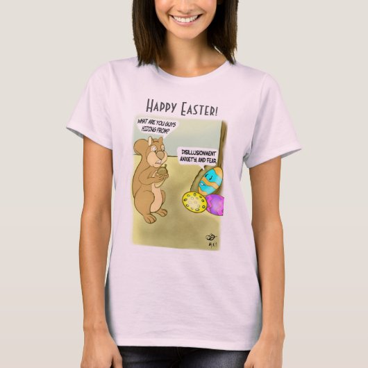 Hiding Easter Eggs Women's T-Shirt (Voorkant)