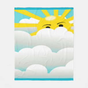 HIDING SUN FLEECE DEKEN