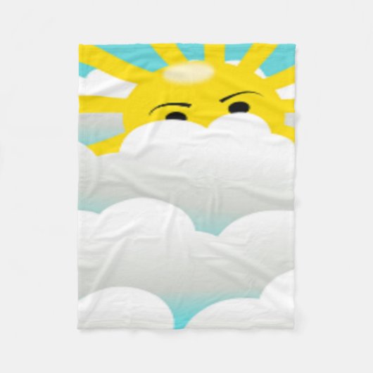 HIDING SUN FLEECE DEKEN (Voorkant)