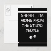 HidingfromStupid Briefkaart (Voorkant / Achterkant)