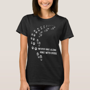 hielden zich nooit alleen op met honden t-shirt