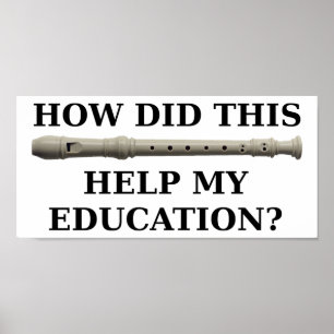 hielp Funny Poster niet