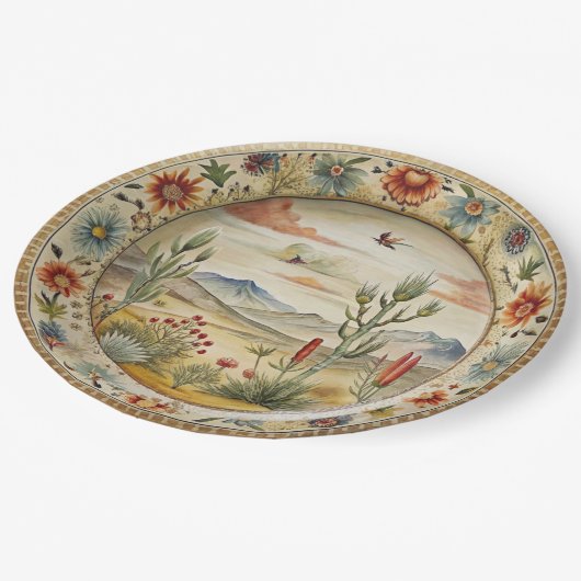 HiEnd Accenten Western Melamine Diner Bord (Gekanteld)