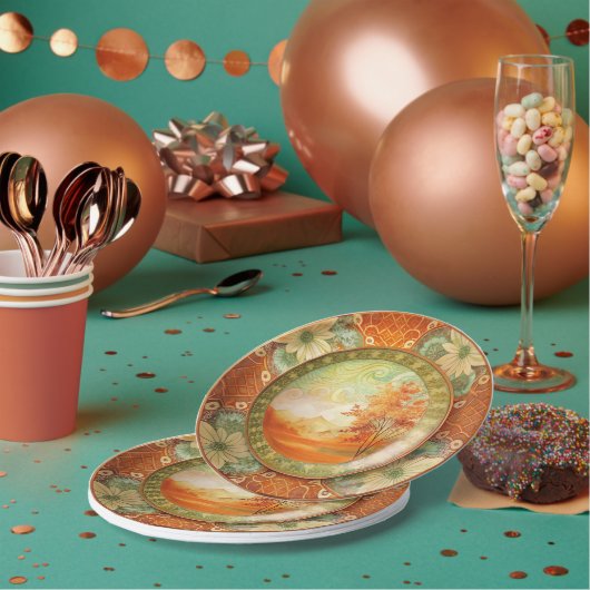 HiEnd Accenten Western Melamine Papier Bord Set (Multi)
