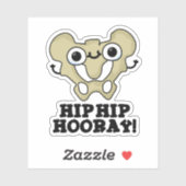 Hiep Hiep Hoera Grappige Anatomie Grappen Sticker (Vel)