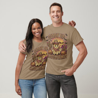 Hiep hiep, spookvriend! Breng wat chic Western fla T-shirt