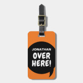 Hier! () bagagelabel (Voorkant verticaal)