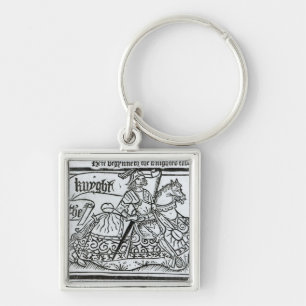 "Hier Begynneth the Knightes Tale" Sleutelhanger
