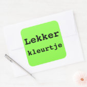 HIER BEN IK koffer sticker (Envelop)